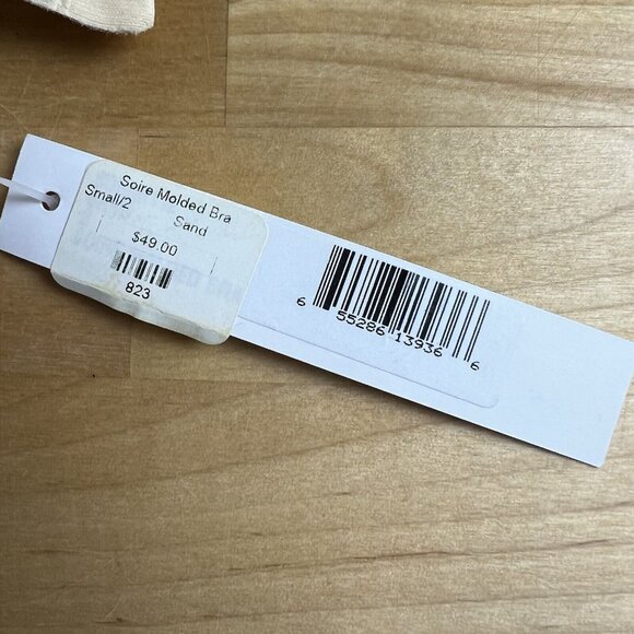 Cosabella Soire Molded Bra Sand Beige Underwire Semi Sheer Size 34B‎ NEW - Picture 6 of 9